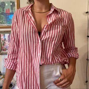 H&M Striped Button Down
